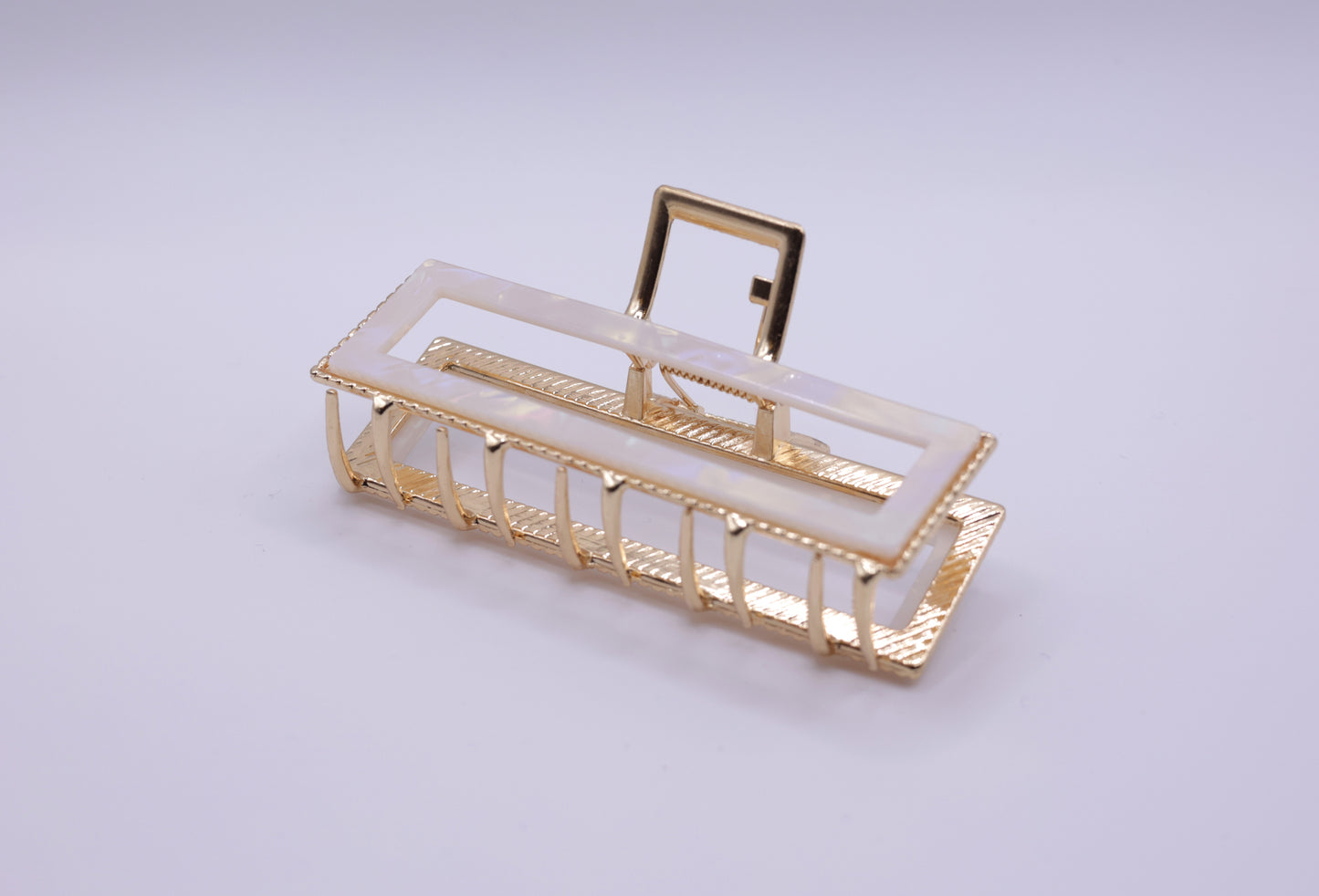 Pure White Claw Clip