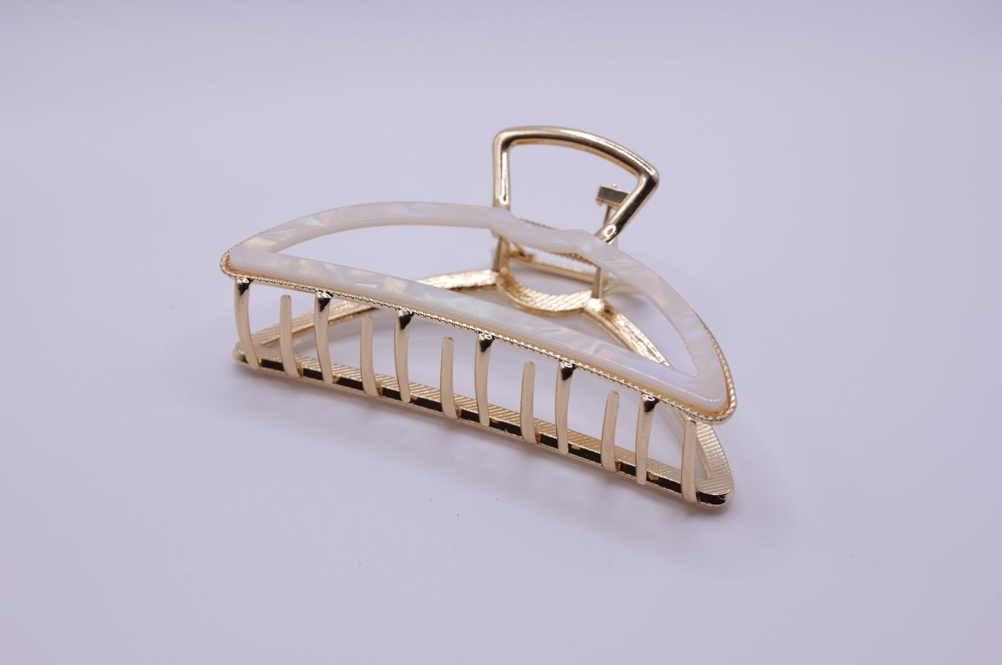 Pure White Claw Clip