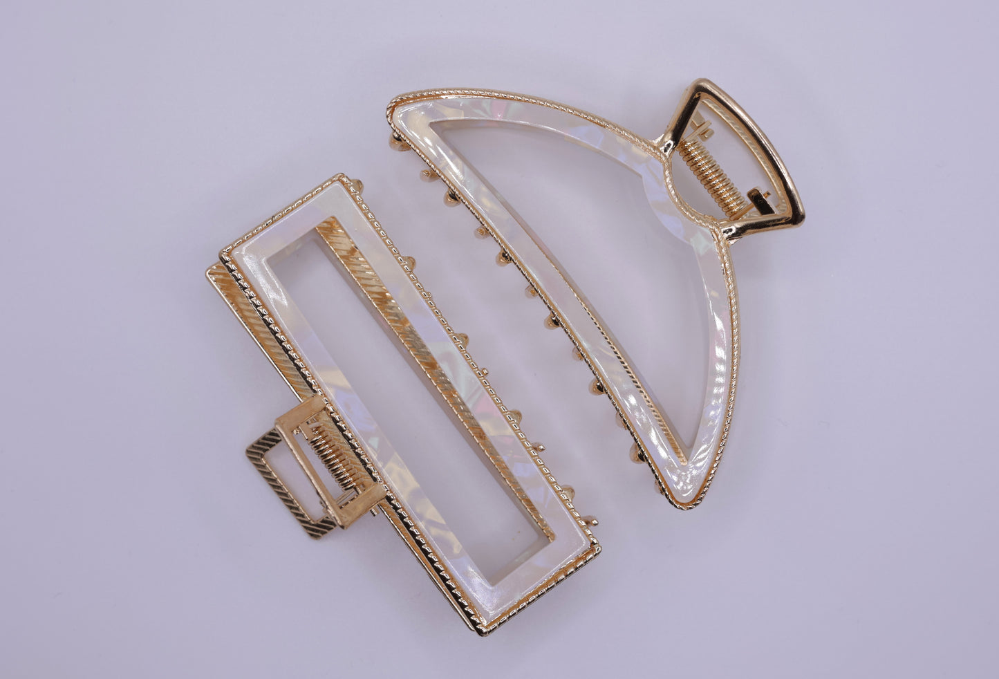 Pure White Claw Clip