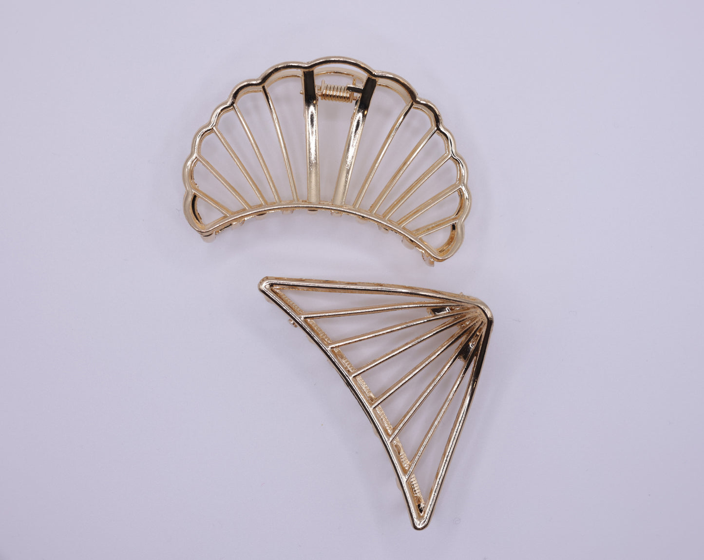 Golden Shell Claw Clip